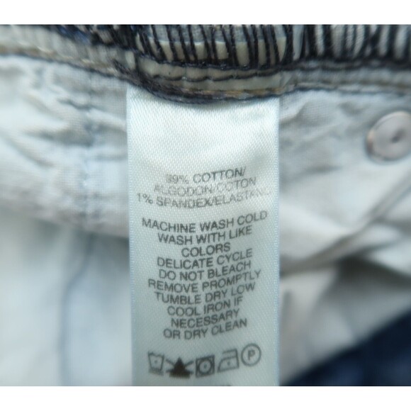 DKNY Jeans Women's 8S Blue Mid-Rise Bootcut Stretch Denim 28" Inseam Timeworn - Picture 11 of 16